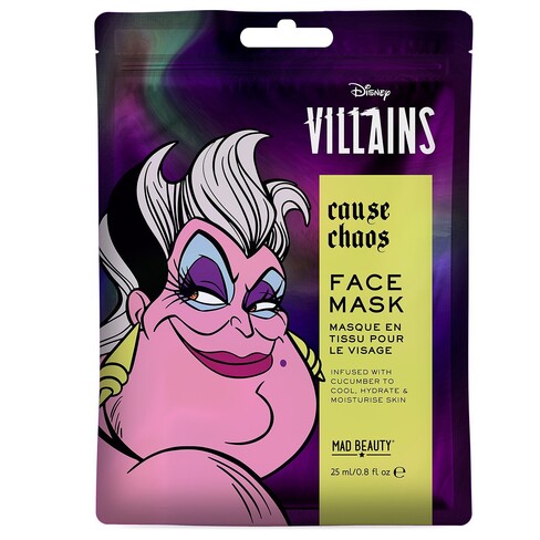 Mad Beauty - Masque facial en feuille des méchants de Disney