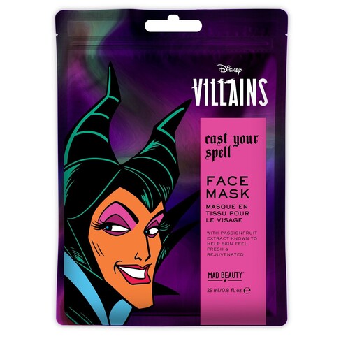 Mad Beauty - Disney Villains Máscara de Tecido Rosto 
