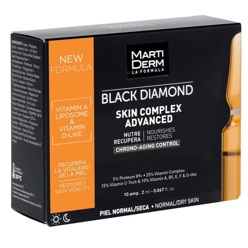 Martiderm - Black Diamond Ampoules du complexe anti-âge Skin Complex