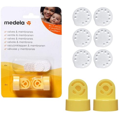 Medela - Pack 2 Válvulas 6 Membranas de Vácuo