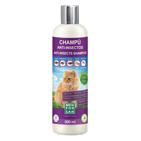 Men for San - Shampoo Anti-Insetos para Gatos 