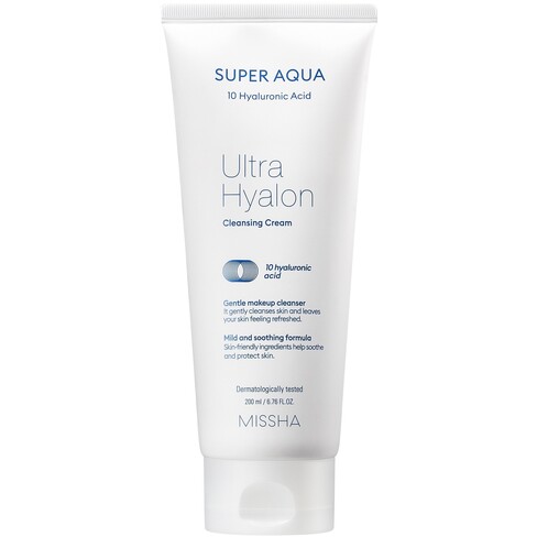 Missha - Super Aqua Ultra Hyalron Cleansing Cream 