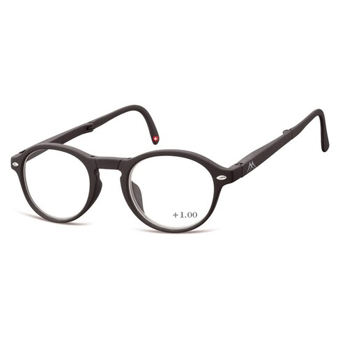Montana Eyewear - Óculos de Leitura Dobráveis Pretos 