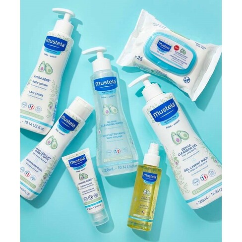 Mustela Gentle Cleansing Gel with Avocado 2 x 500ml Baby & Child