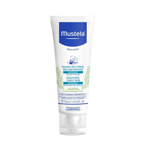 Mustela - Soothing Chest Rub Moisturizes and Soothes 