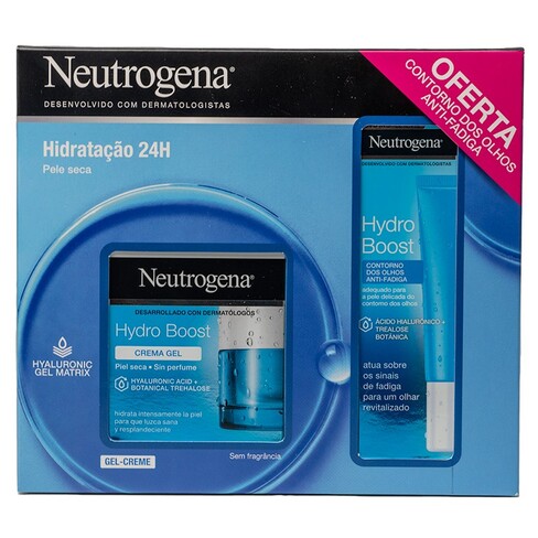 Neutrogena - Hydro Boost Gel-Cream for Normal to Dry Skin 50 mL + Eye Contour 15 mL