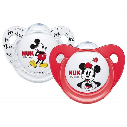 Nuk - Mickey & Minnie Chupeta em Silicone