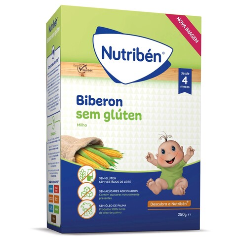 Nutriben - Baby Food for Baby Bottle without Gluten From 4 Months 
