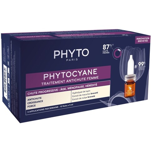 Phyto - Phytocyane Tratamento Queda Progressiva Ampolas
