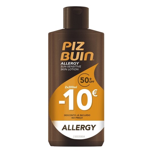 Piz Buin - Allergy Sun Sensitive Skin Lotion SPF50 2x200 mL