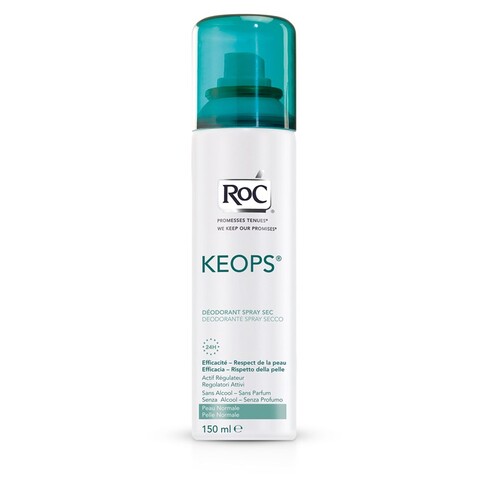 Roc - Keops Spray Desodorizante Seco Transpiração Normal 