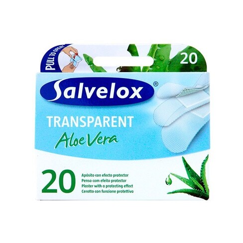Salvelox - Salvequick Plasters Tranparent with Aloe Vera 