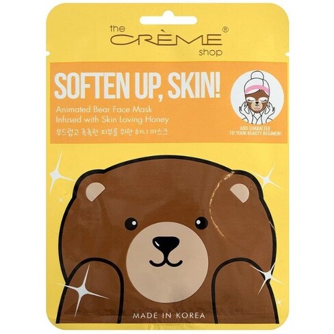 The Creme Shop - Soften Up, Skin! Animated Bear Face Mask