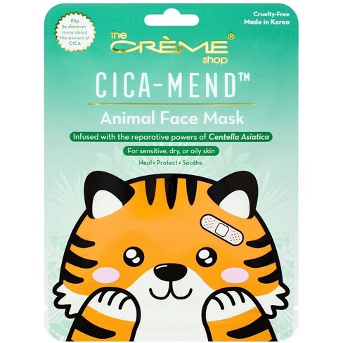 The Creme Shop - Cica-Mend Tiger Face Mask