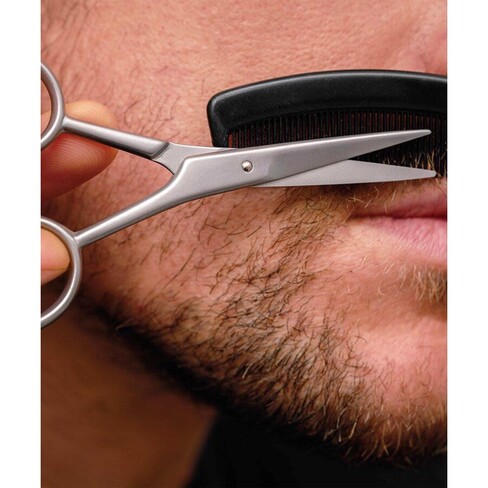 Gear Moustache Scissors with Comb Set- United States