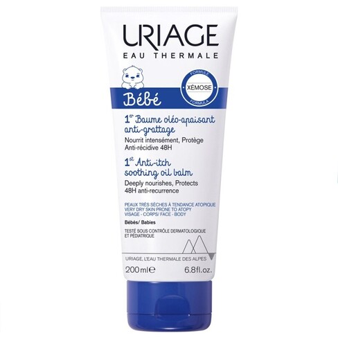 Uriage Baby's 1st Soothing Cleansing Oil 500ml + 1st Oleo-Soothing Ant