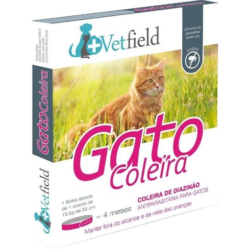 VetField - Coleira Ectoparasitária Gato (33 cm)