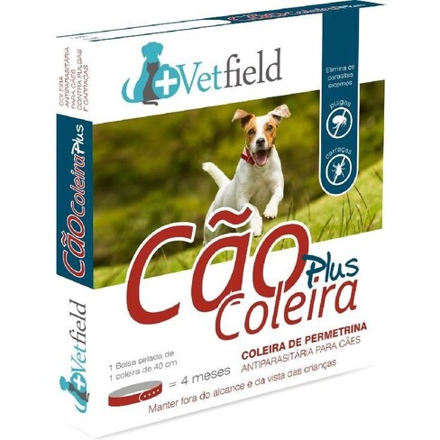 VetField - Coleira Plus Ectoparasitária Cão 