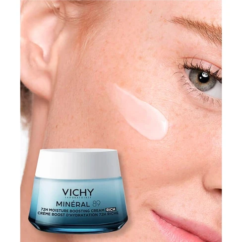 Vichy Mineral 89 Feuchtigkeitssteigernde Creme Reichhaltig 
