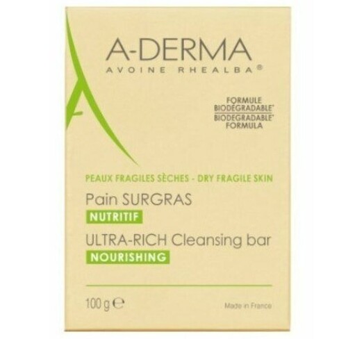 A Derma - Aveia Rhealba Ultra-Rich Cleansing Bar for Dry Skin