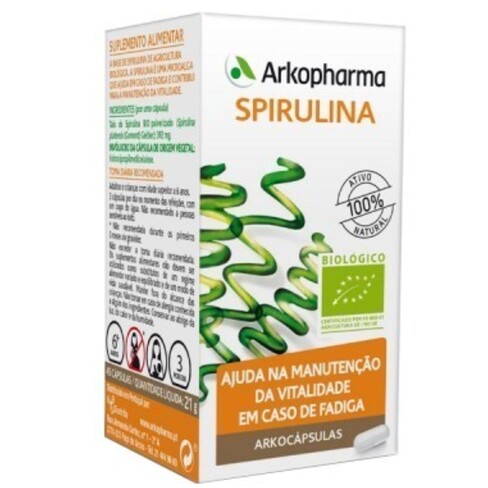 Arkopharma - Arkocápsulas Spirulina Food Supplement 