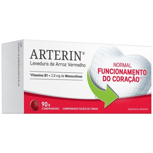 Arterin - Arterin 2,9 Mg Levedura de Arroz Vermelho