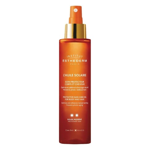 Institut Esthederm - Solaire Moderate Oil Sunscreen for Hair and Body 