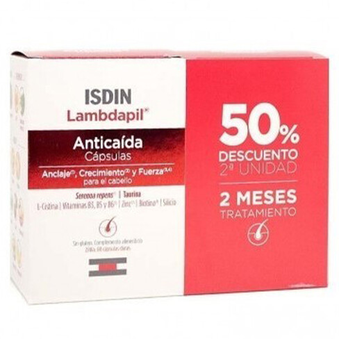 Isdin - Lambdapil Suplemento Alimentar Antiqueda 60+60 caps