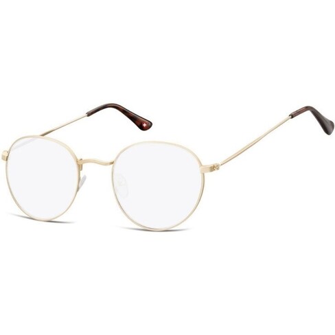 Montana Eyewear - Óculos com Proteção Luz Azul HBLF54A Dourado 