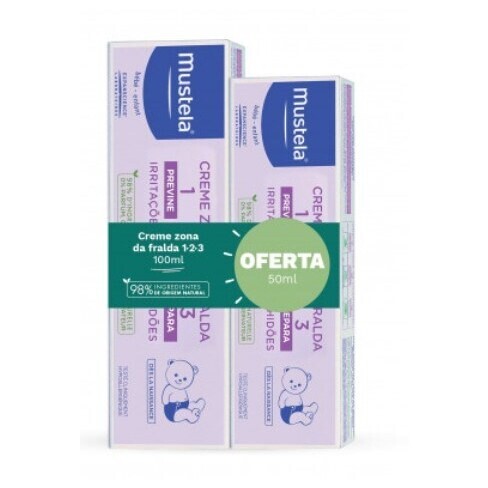 Mustela - Vitamin Barrier Cream 123 100 mL + 50 mL