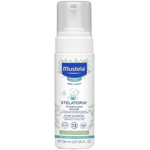 Mustela - Stelatopia Shampoo Espuma para Pele com Tendência Atópica 