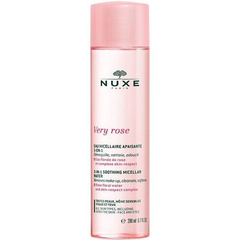 Nuxe - Very Rose 3 em 1 Água Desmaquilhante Micelar Pele Normal 