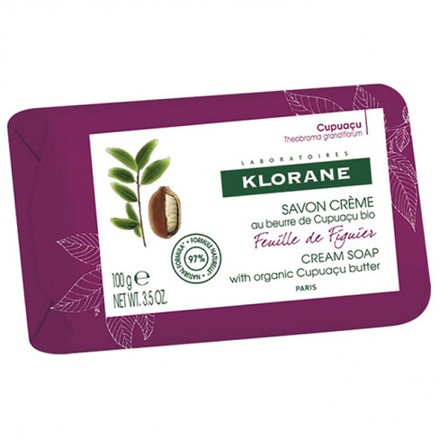 Klorane - Cream Soap with Organic Cupuaçu Fig Leaf 