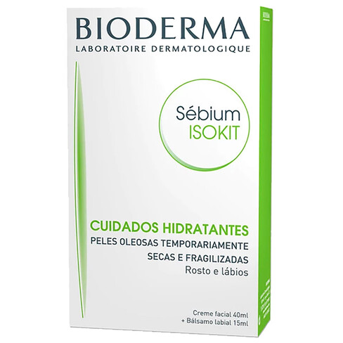 Bioderma - Sebium Isokit Pack 40 mL + Lip Balm 15 mL