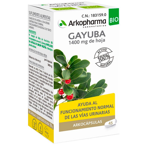Arkopharma - Arkocápsulas Bearberry Bio Food Supplement 