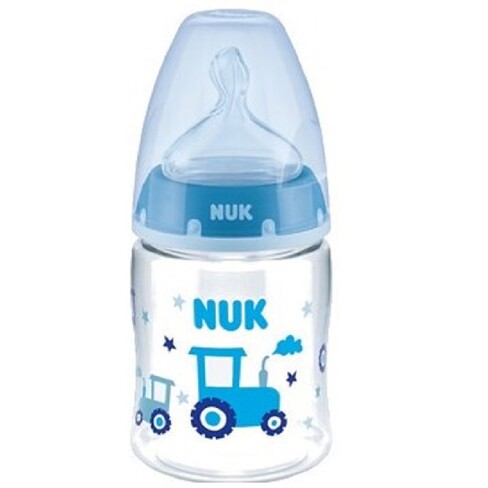 Nuk - First Choice Baby Bottle with Silicone Teat sorted Colors 0-6months 