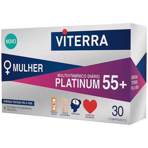 Viterra - Woman Platinum 55 + Supplément quotidien de multivitamines 