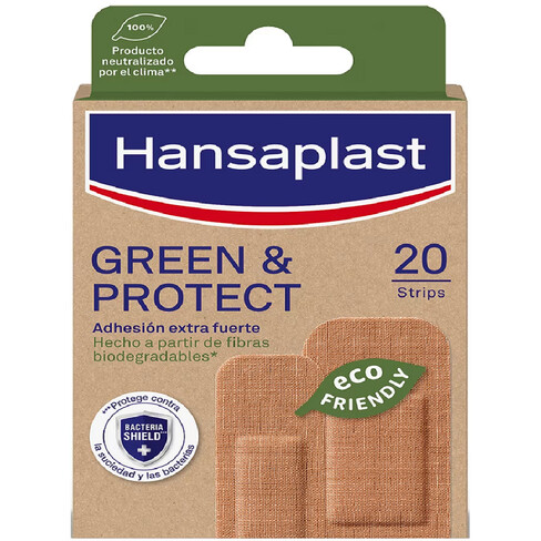 Hansaplast - Green&protect Plasters 2 Sizes