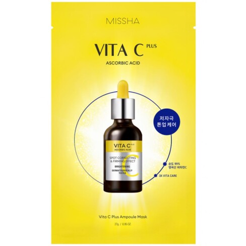 Missha - Vita C Plus Spot Correcting Ampoule Sheet Mask