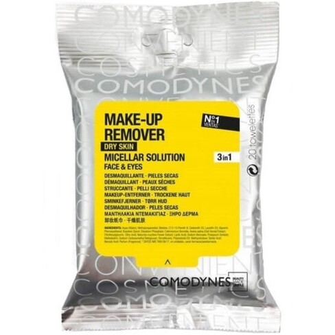 Comodynes - Make Up Remover Wipes Micelar Solution for Dry Skin 