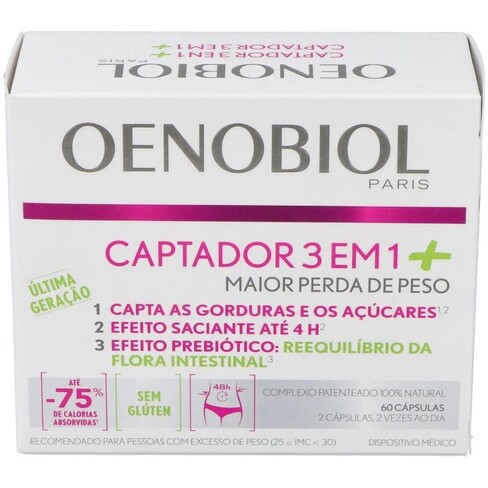Oenobiol - Oenobiol Captador 3 em 1 para Perda de Peso 