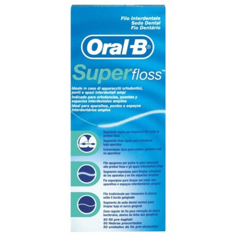 Oral B - Super Floss Fio Dentário   