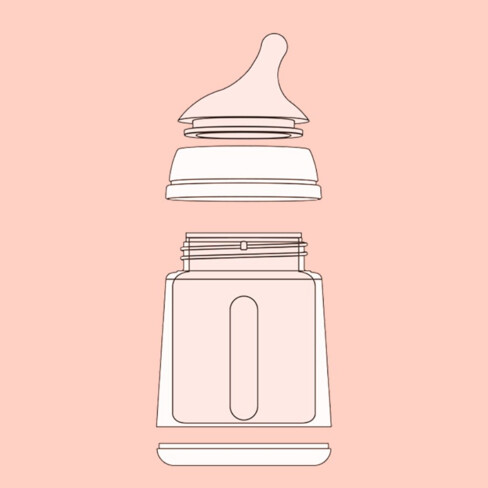Suavinex Zero-Zero Anti-Colic Bottle Adaptive Flow 180 ml : :  Baby Products