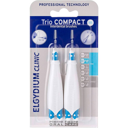 Elgydium - Clinic Trio Compact Interdental Toothbrushes 