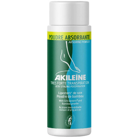 Akileine - Antiperspirant Powder for Feet and Footwear 