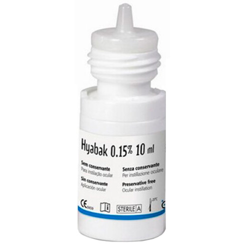 Labs Thea - Hyabak 0,15% Solução Hipotónica Hidratante e Lubrificante Ocular 