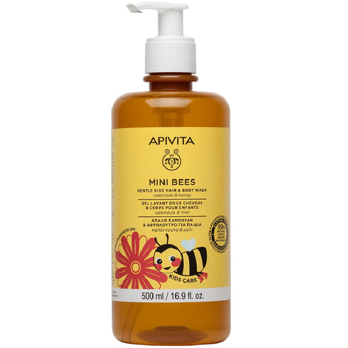 Apivita - Mini Bees Hair and Body Wash with Calendula and Honey 