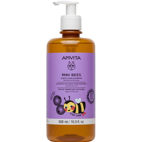 Apivita - Mini Bees Shampoo with Blueberry and Honey 