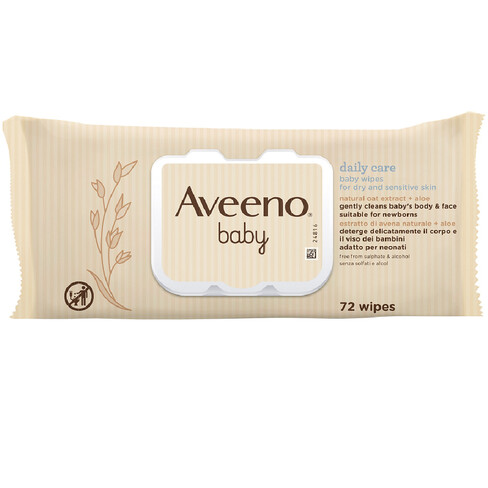 Aveeno - Baby Toalhitas de Limpeza para Bebé 