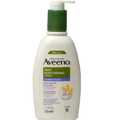 Aveeno - Daily Moisturising Lavender Body Lotion for Sensitive and Dry Skin 